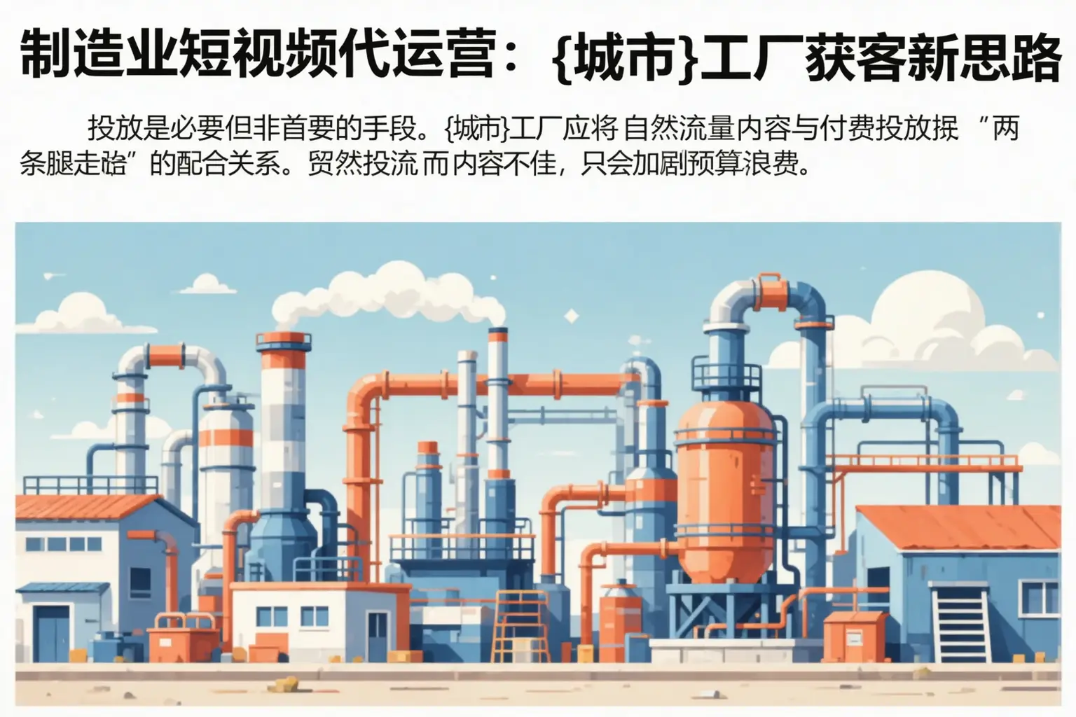制造业短视频代运营：边坝工厂获客新思路